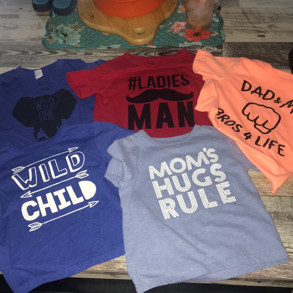 5 short sleeve tees 18-24 months children’s place